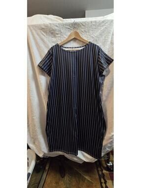 Summer Pinstripe Dress 5X (20-22w)